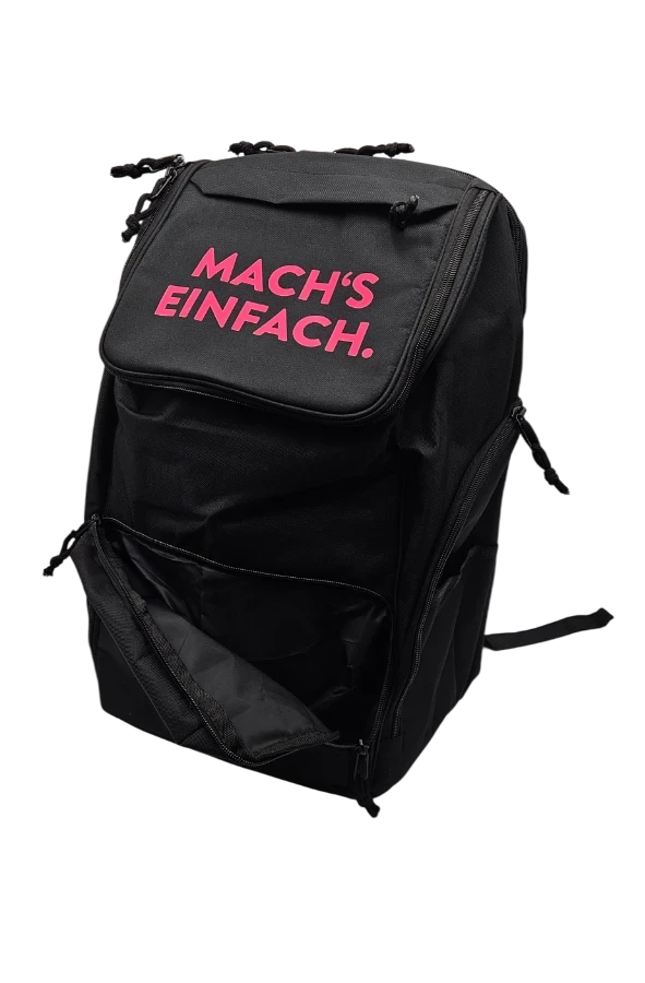 RUCKSACK. BLACK. MACH'S EINFACH